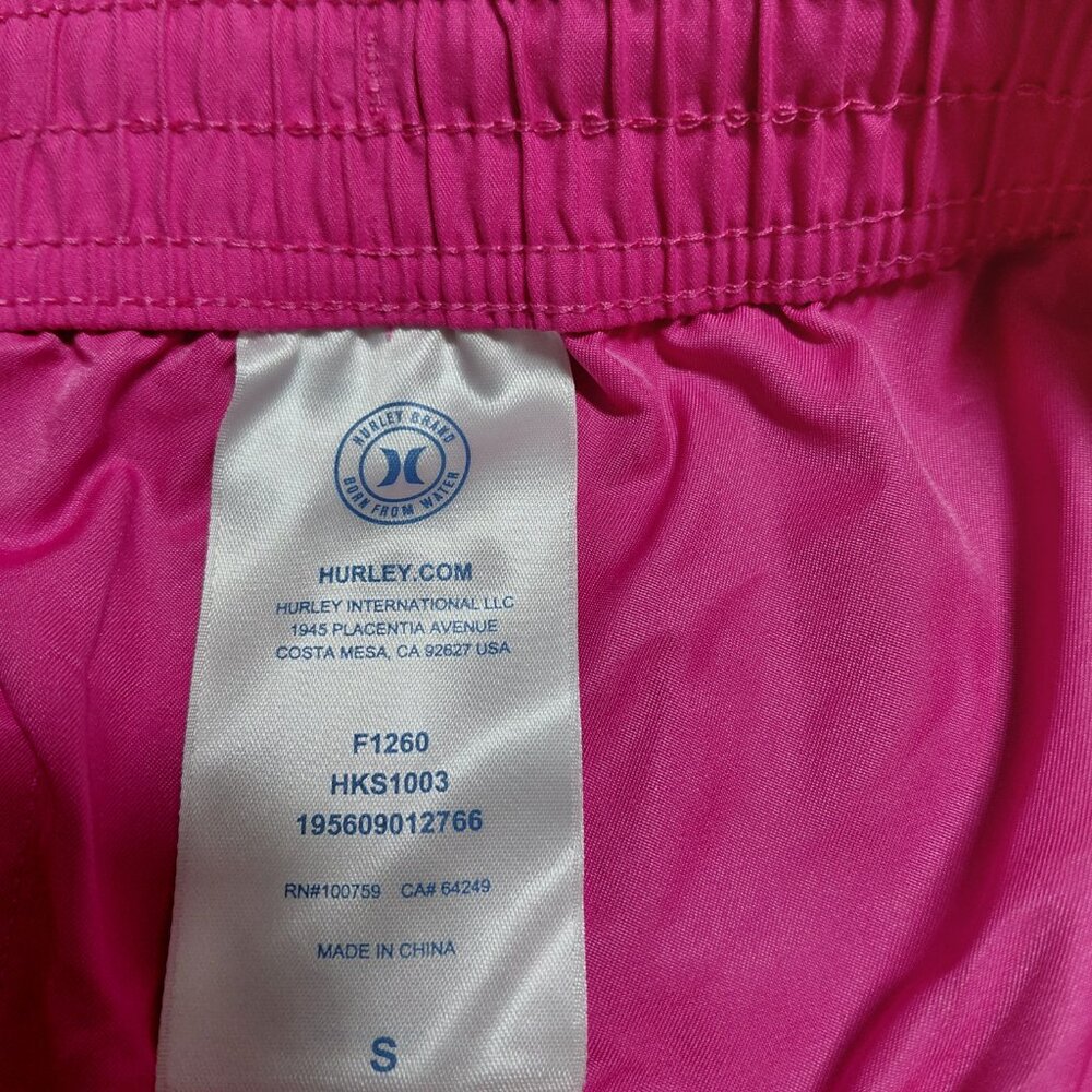 Hurley Shorts | Hurley Volley Boardshorts | Color: Pink & Floral | Size: S - Picture 7 of 15
